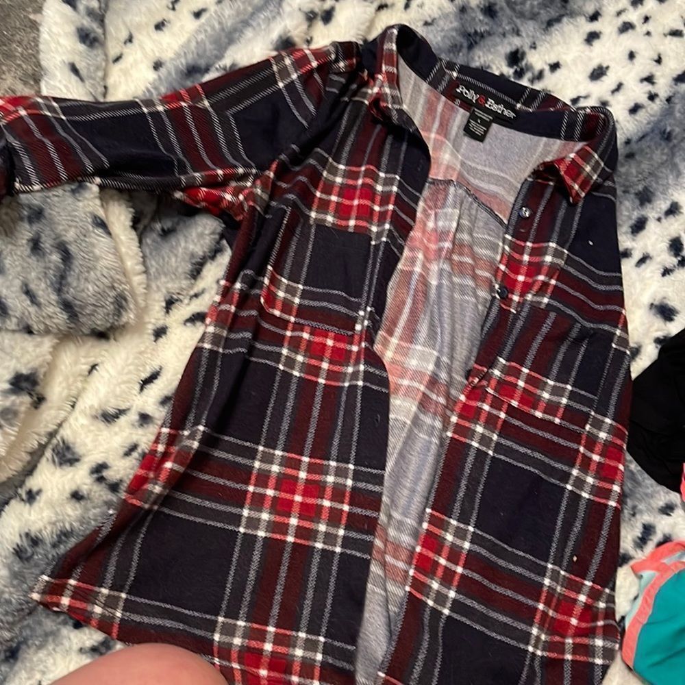 Plaid Shirt or Cardigan